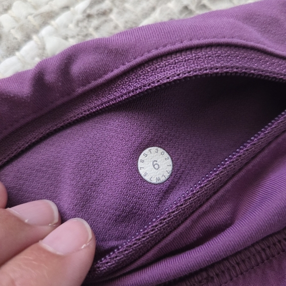Lululemon Speed Short 4-way Stretch 2.5" Dark Mystic Purple Athletic Running 6 - Picture 8 of 10